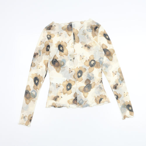 Vila Women's Multicoloured Floral Blouse Size S