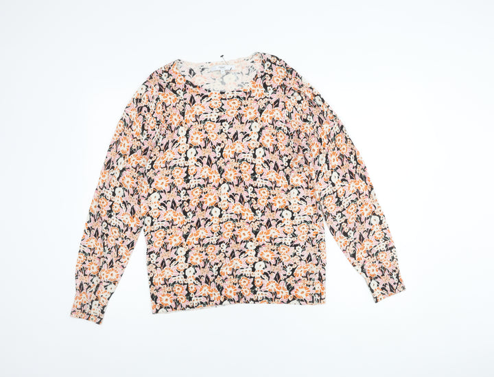 Next Women's Multicoloured Floral Blouse, Size 12, Jersey Style