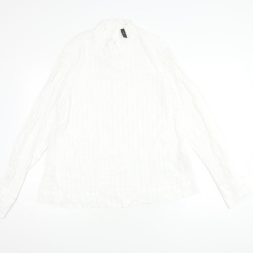 Y.A.S Women’s White Long Sleeve Top - M