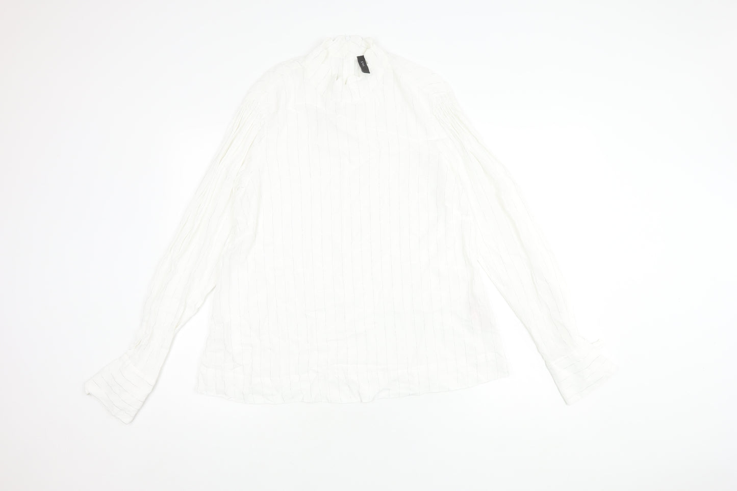 Y.A.S Women’s White Long Sleeve Top - M
