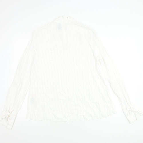 Y.A.S Women’s White Long Sleeve Top - M