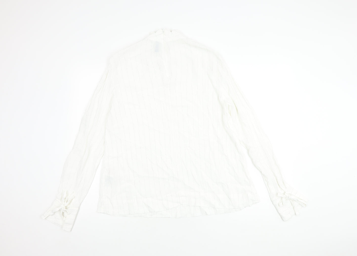 Y.A.S Women’s White Long Sleeve Top - M