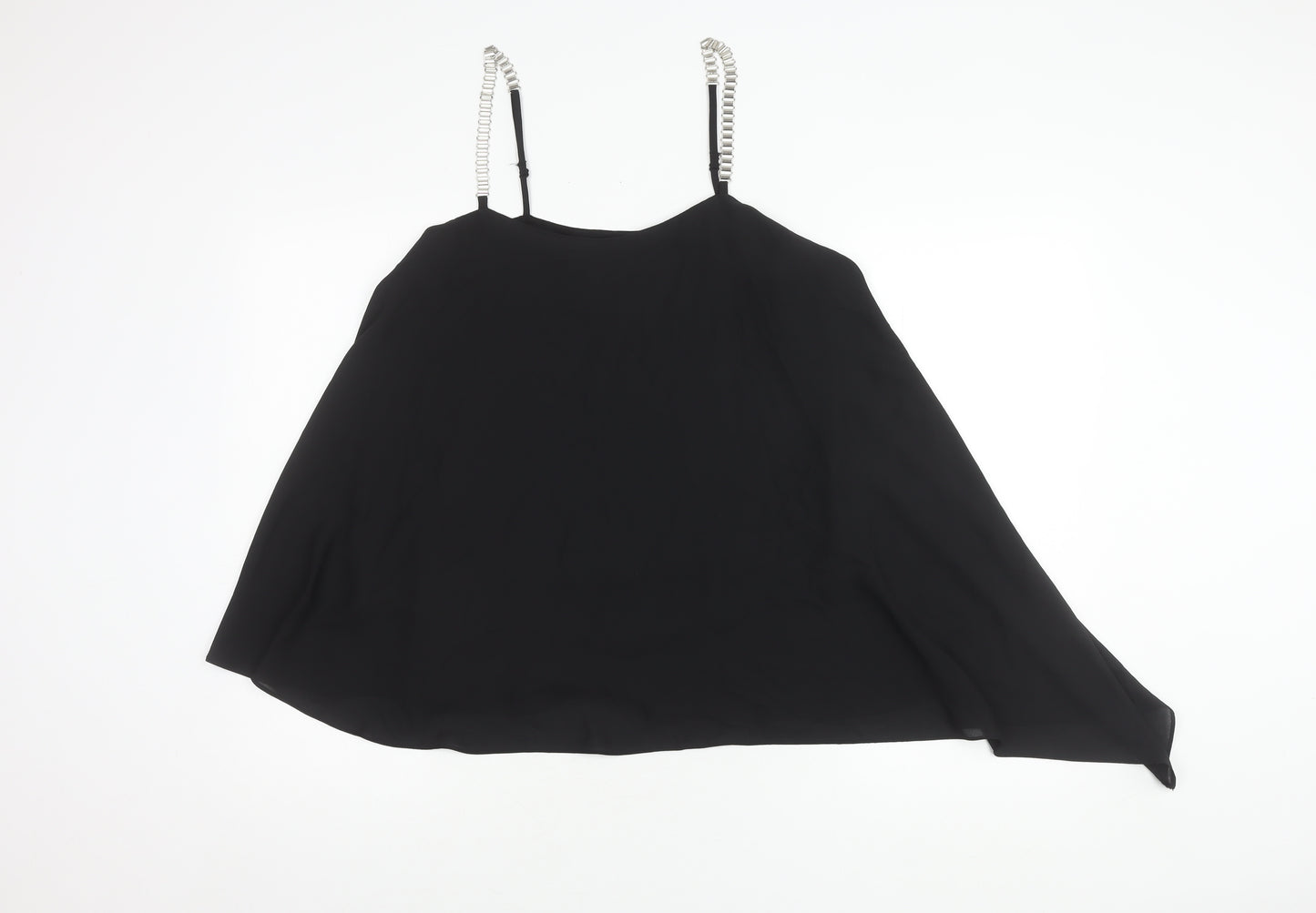 Star by Julien Macdonald Womens Black Camisole Blouse Size 12