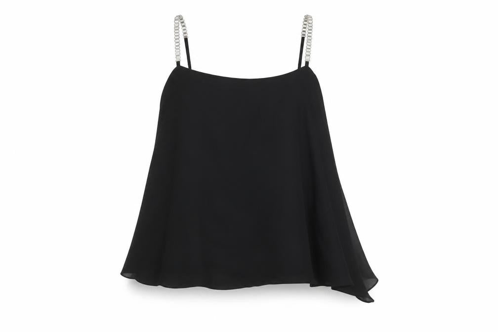 Star by Julien Macdonald Womens Black Camisole Blouse Size 12