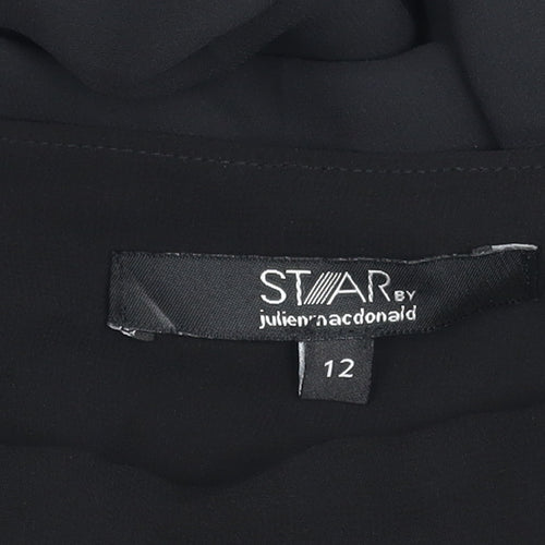 Star by Julien Macdonald Womens Black Camisole Blouse Size 12