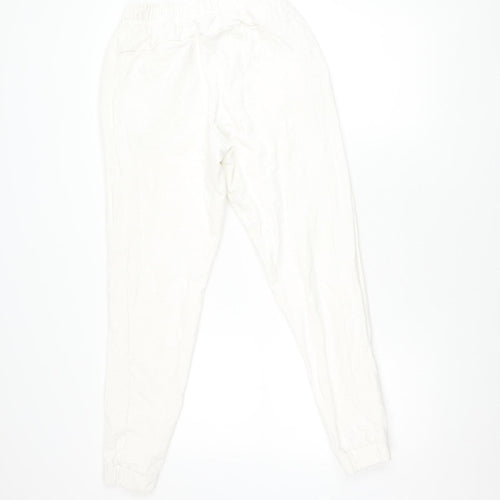 Venice Beach Unisex White Jogger Trousers Size 8