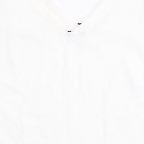 Wallis Women’s White V-Neck Tank Top Size 12