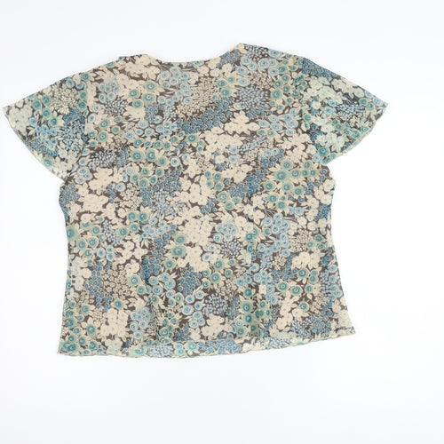 Roman Originals Women's Floral Top Size 16