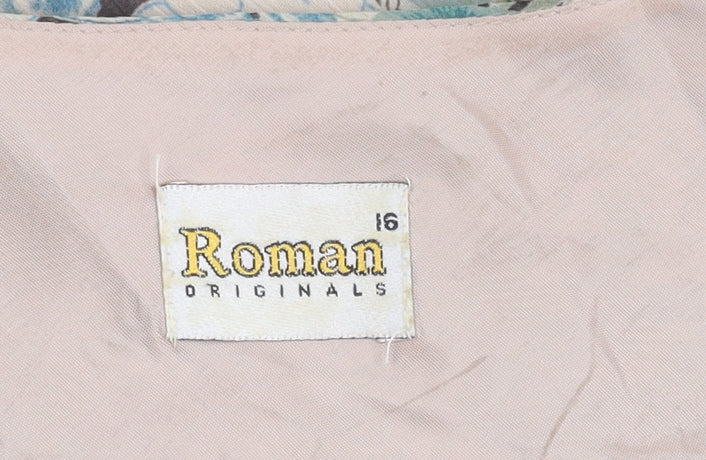 Roman Originals Women's Floral Top Size 16