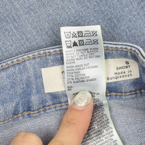 Marks and Spencer Women's Blue Skinny Jeans Size 8