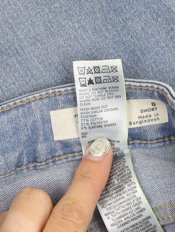 Marks and Spencer Women's Blue Skinny Jeans Size 8