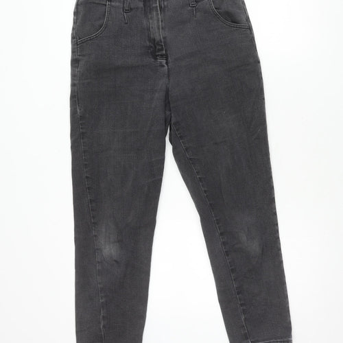 Next Women's Black Tapered Jeans Size 10 Regular High Waist