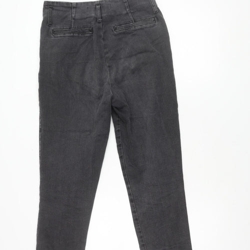 Next Women's Black Tapered Jeans Size 10 Regular High Waist