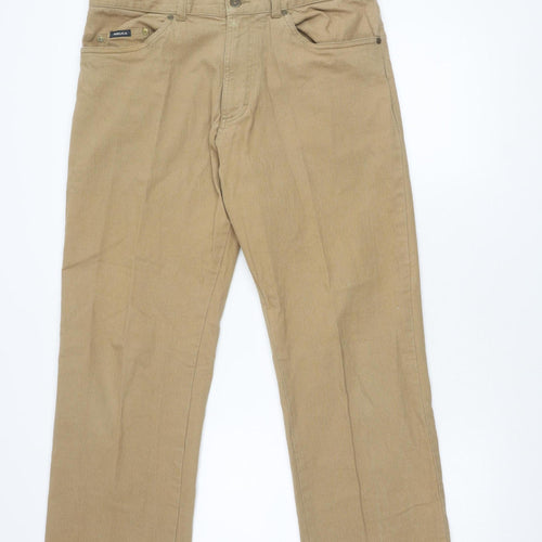 Melka Beige Men's Chino Trousers, Size S - Excellent Condition