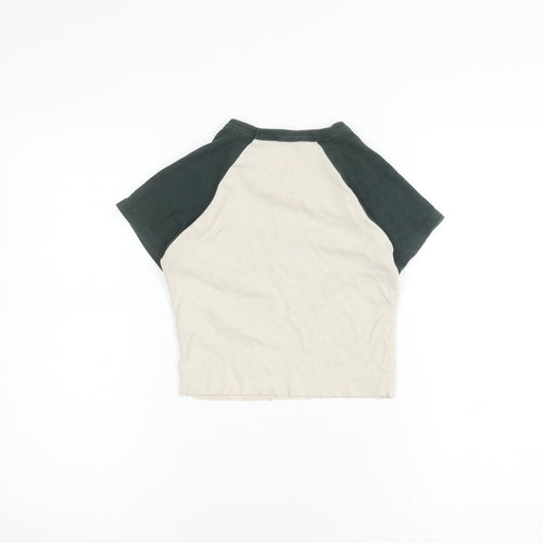 Pacific Republic Teens Green Cropped T-Shirt