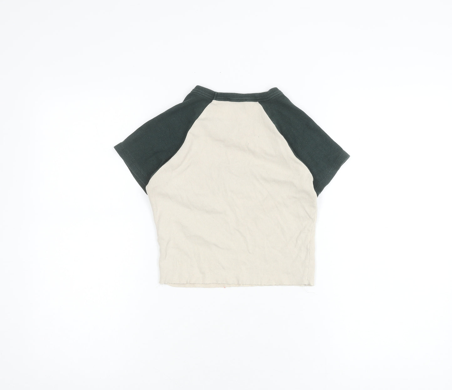 Pacific Republic Teens Green Cropped T-Shirt