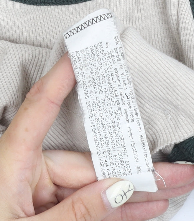 Pacific Republic Teens Green Cropped T-Shirt