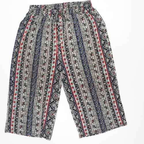 Brave Soul Women's Multicoloured Wide-Leg Trousers - M