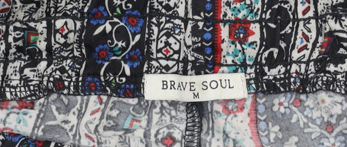 Brave Soul Women's Multicoloured Wide-Leg Trousers - M