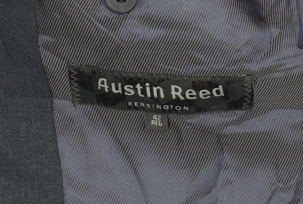 Austin Reed Men's Blue Suit Jacket, Size 42 REG