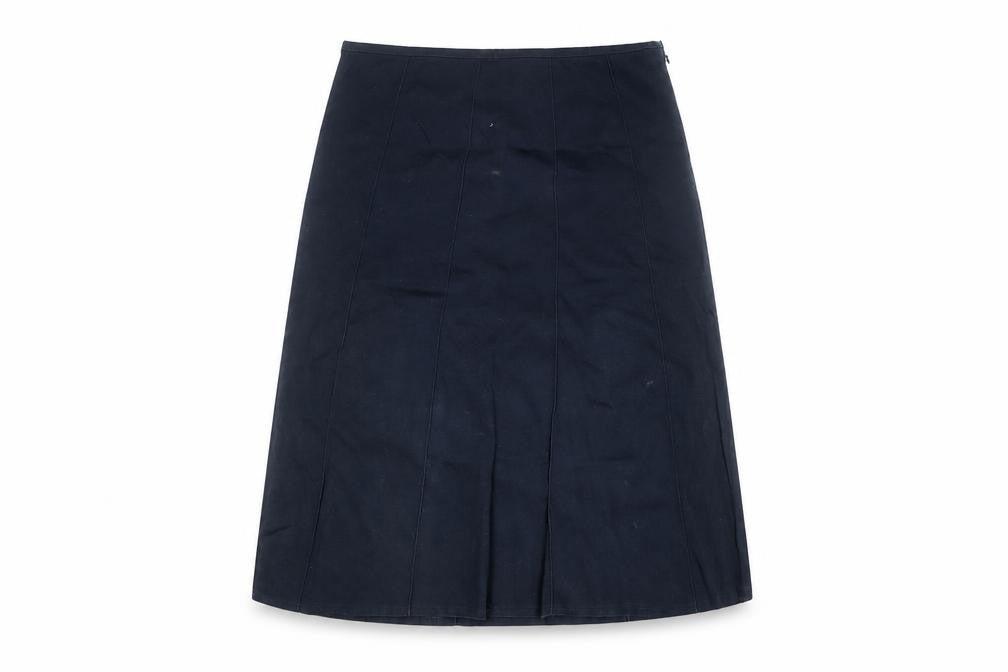 Front view of Cotton Traders Women's Black Pencil Skirt, size 14