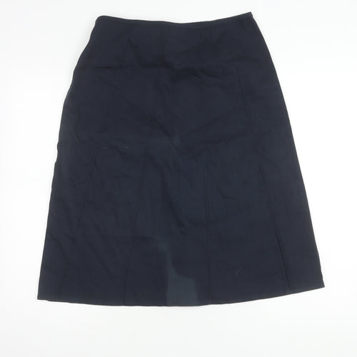 Cotton Traders Women's Black Pencil Skirt Size 14