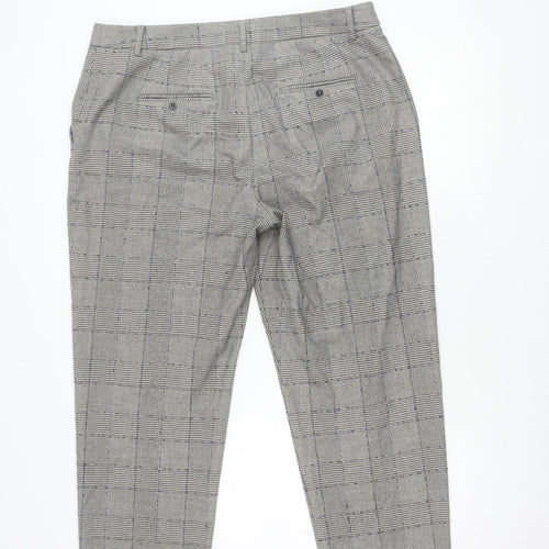 Marks and Spencer Unisex Checked Trousers Size 16