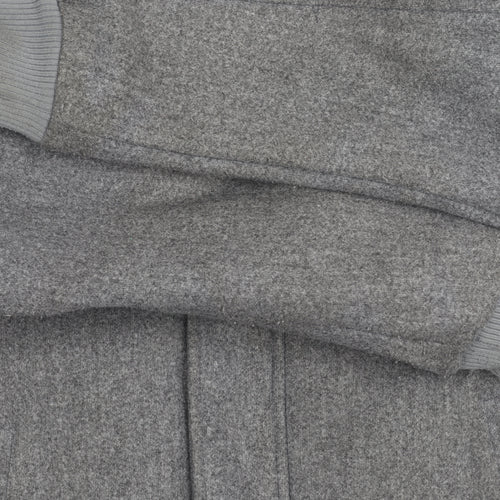 Indigo Men's Grey Bomber Jacket Size L