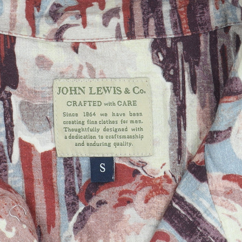 John Lewis & Co. Men's Multicoloured Shirt S