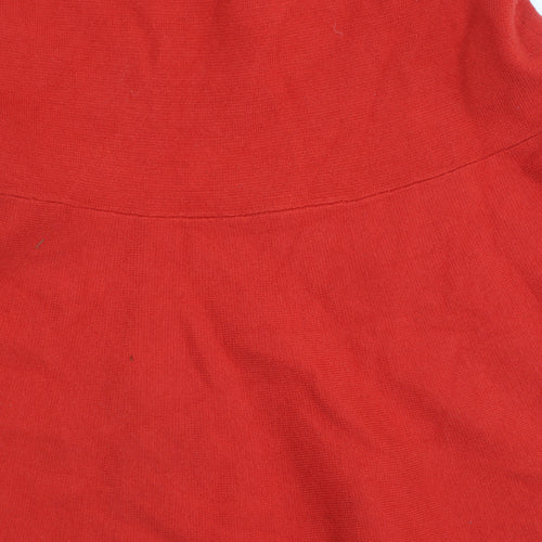 Tahari Women's Red XS Flare Skirt