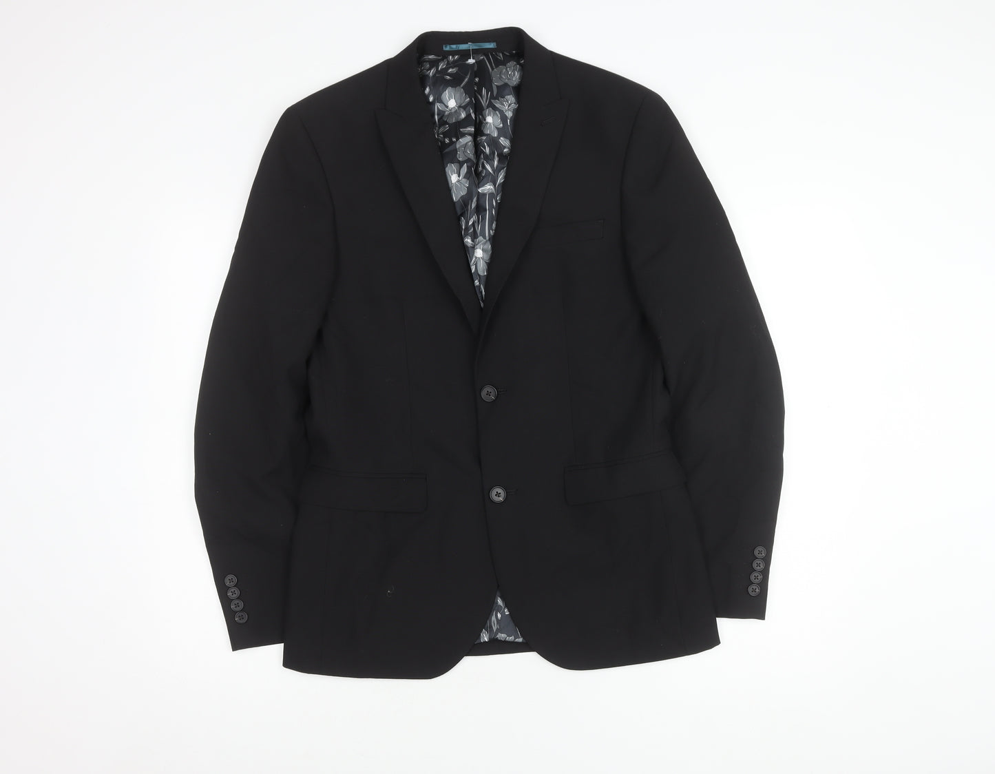 Next Men's Black Blazer, Size 38, Formal Wear