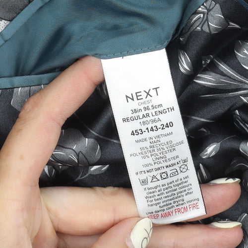 Next Men's Black Blazer, Size 38, Formal Wear