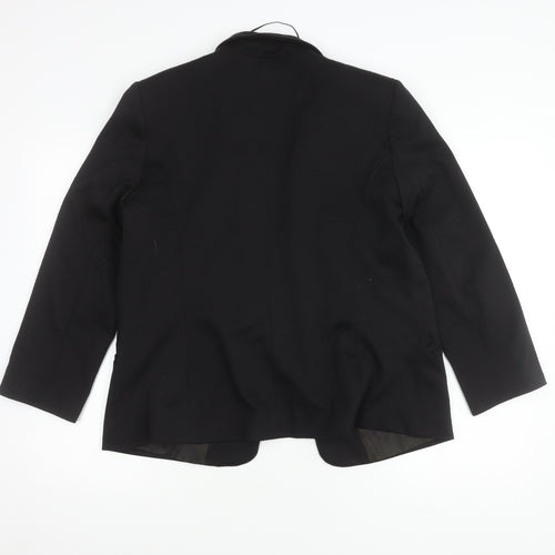 Oasis Women's Black Blazer Size 16 Lined Business
