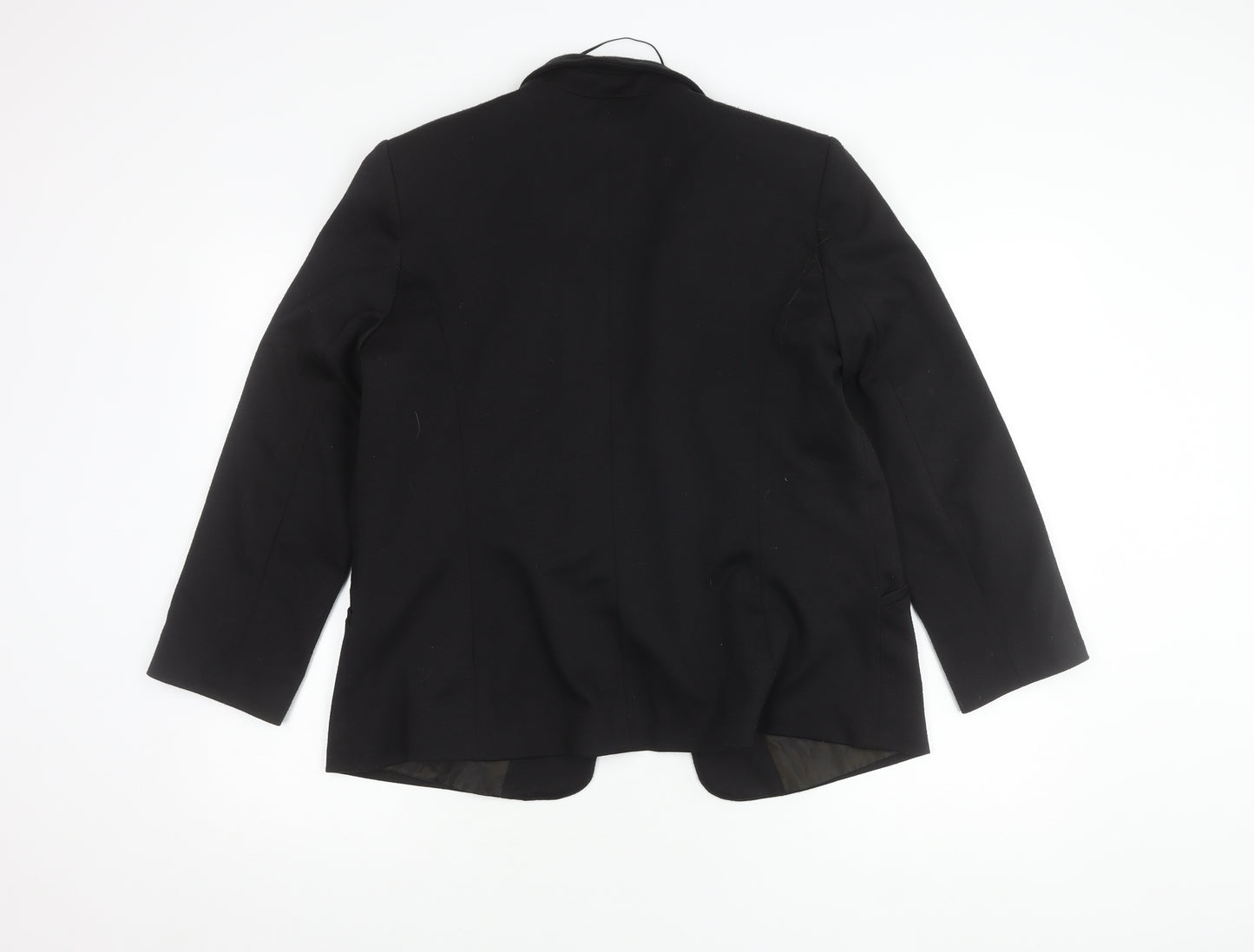 Oasis Women's Black Blazer Size 16 Lined Business