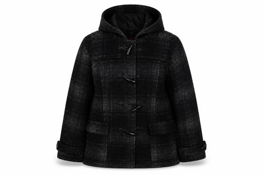New Look Women's Black Plus Size Duffle Coat