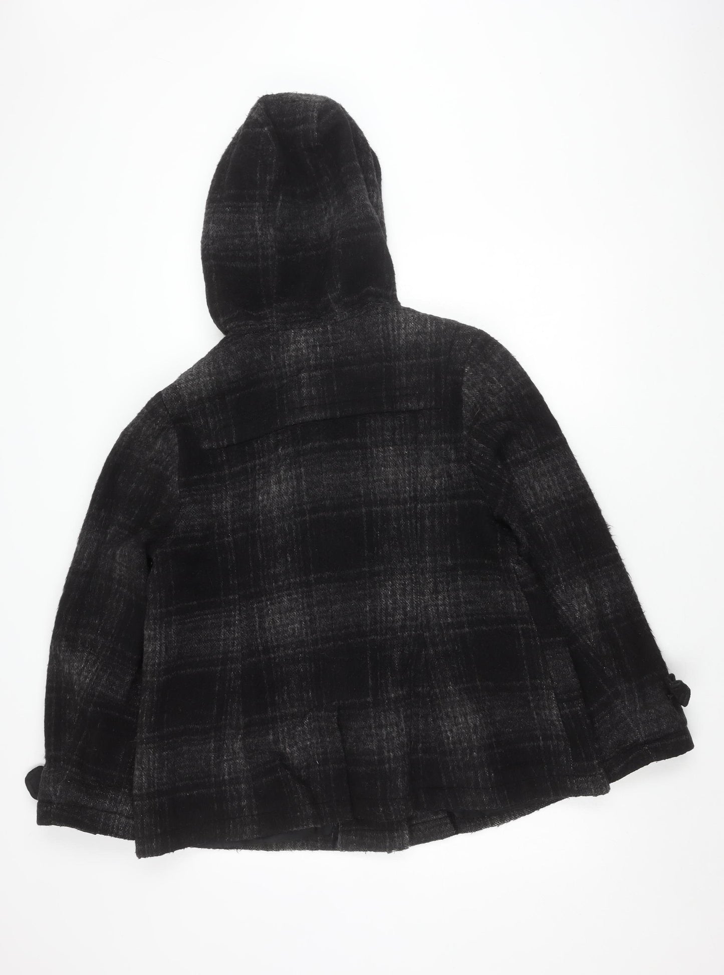 New Look Women's Black Plus Size Duffle Coat