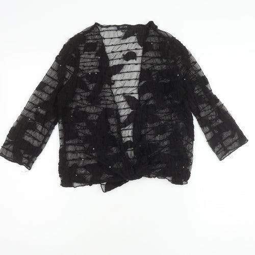 Per Una Women's Black Cardigan, Size 10, Sequinned
