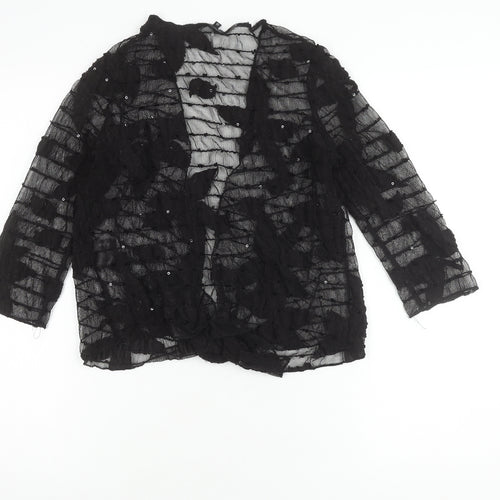 Per Una Women's Black Cardigan, Size 10, Sequinned