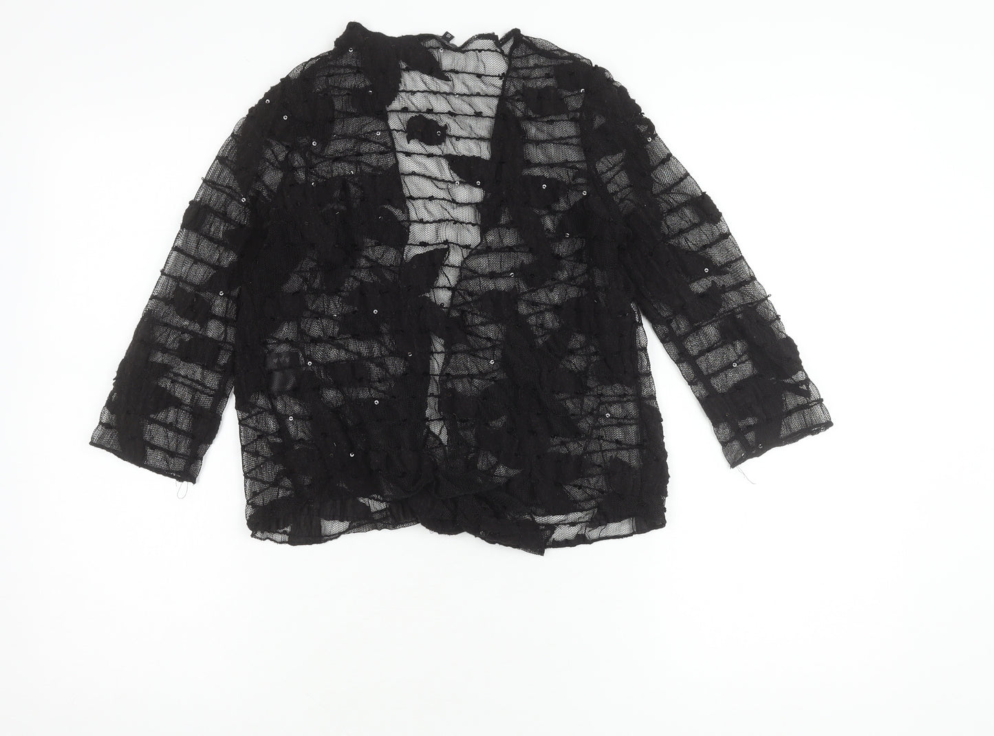 Per Una Women's Black Cardigan, Size 10, Sequinned