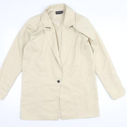 PrettyLittleThing Women's Beige Blazer Size 6
