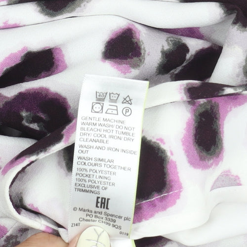 Marks and Spencer Women’s Animal Print Trousers Size 4