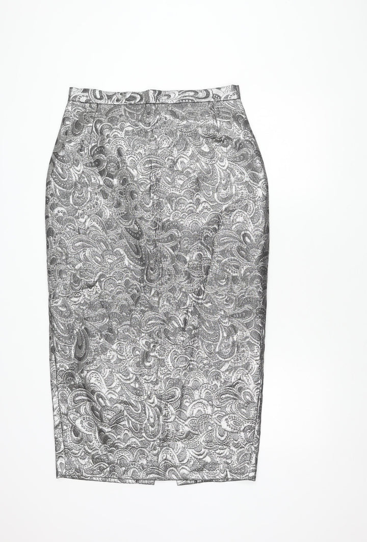 Topshop Women's Black Pencil Skirt, Size 16