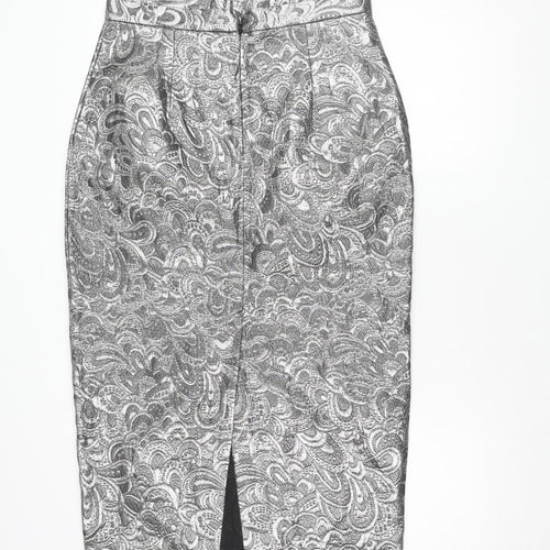 Topshop Women's Black Pencil Skirt, Size 16