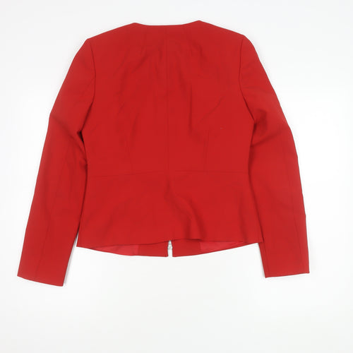 Dimensions Women's Red Suit Jacket Size 10