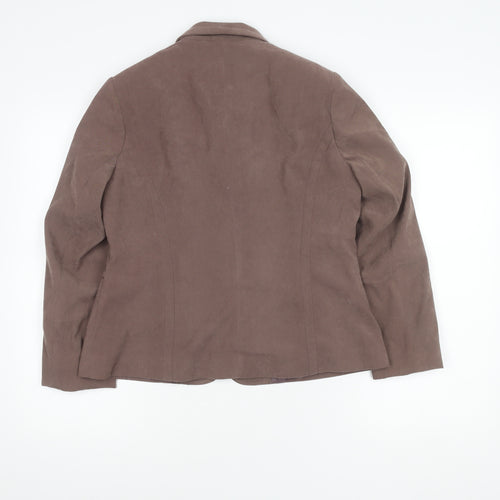 Bm Women's Brown Jacket, Size 12 - Stylish Autumn Wear
