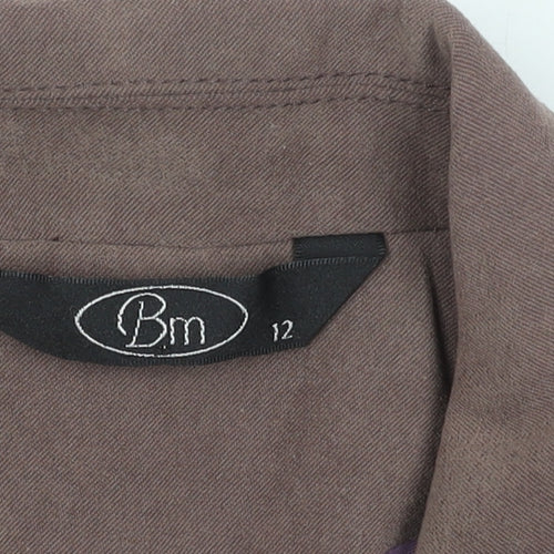 Bm Women's Brown Jacket, Size 12 - Stylish Autumn Wear