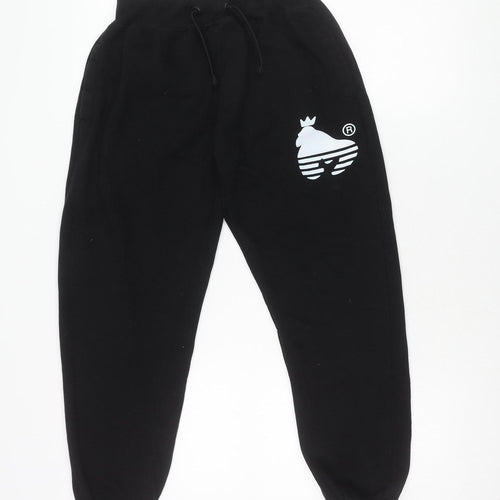 Money Boys Black Jogger Trousers - Size 13 Years