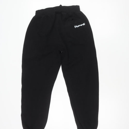 Money Boys Black Jogger Trousers - Size 13 Years