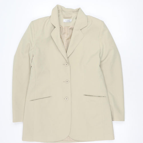 Classics Women's Beige Blazer, Size 12, Regular Fit