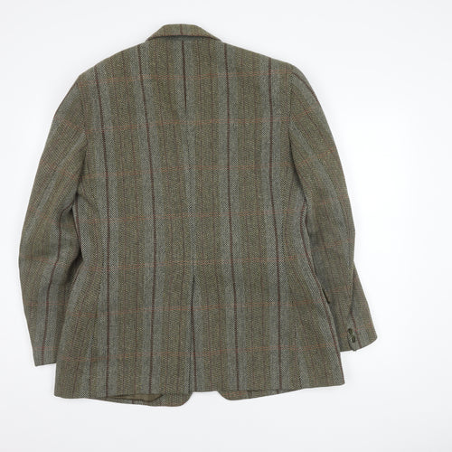 John Brocklehurst Men's Brown Tweed Blazer Size 40
